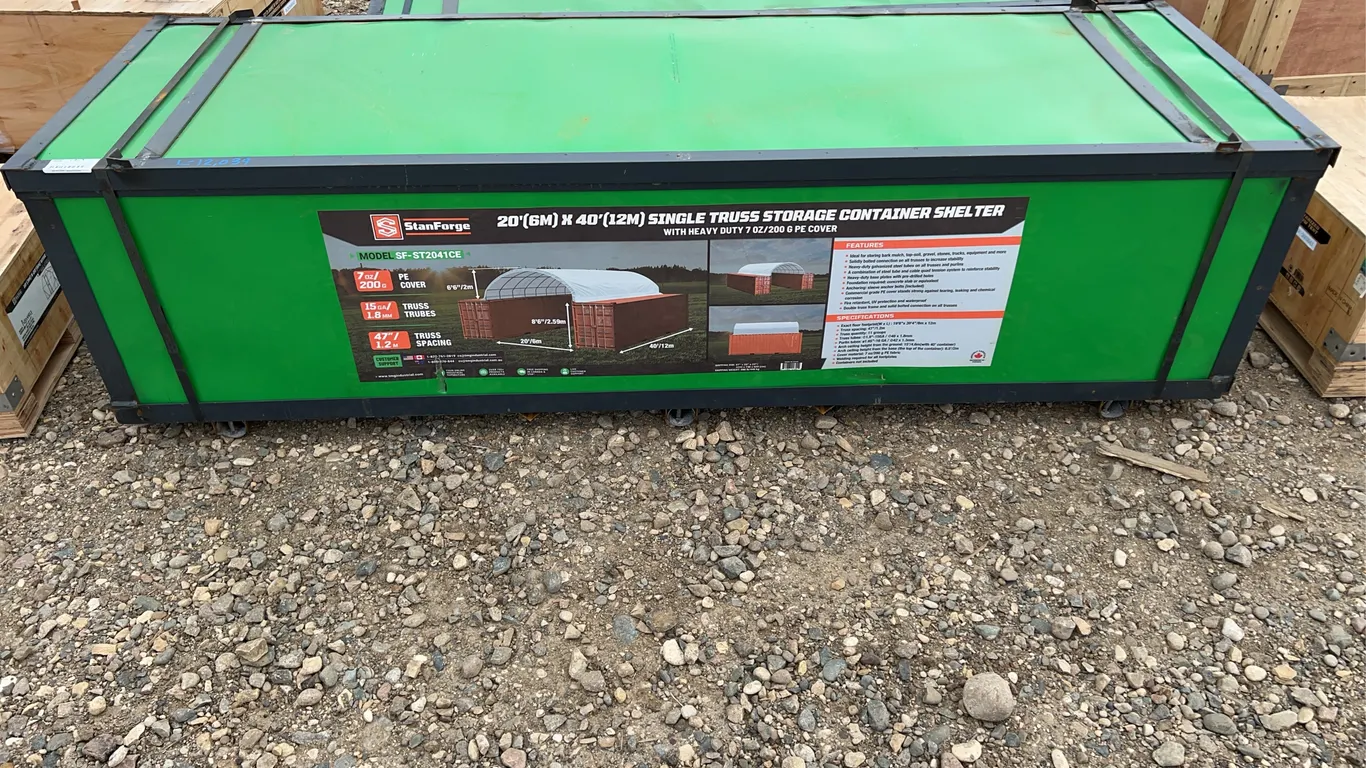 Container Shelter 20'x40' PVC Cover