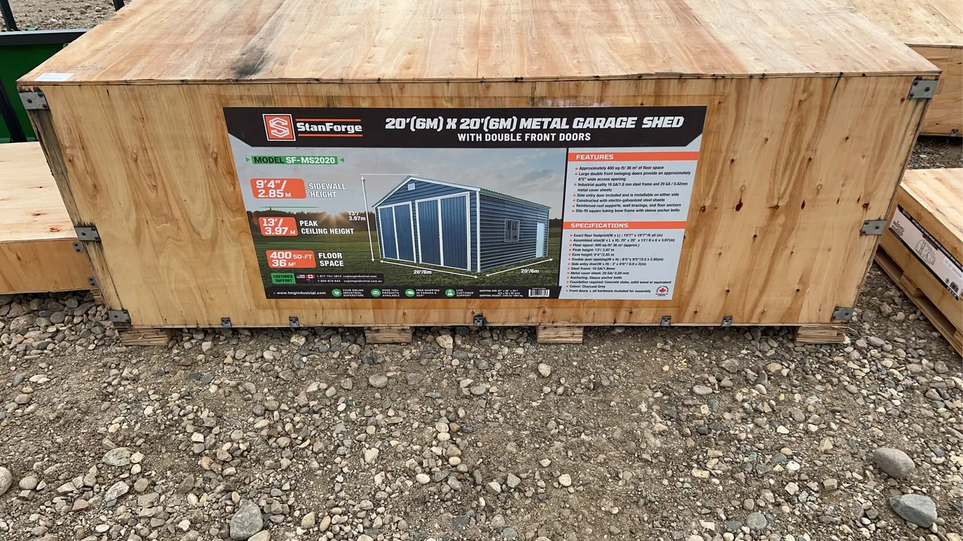 Metal Garage Shed 20'x20'