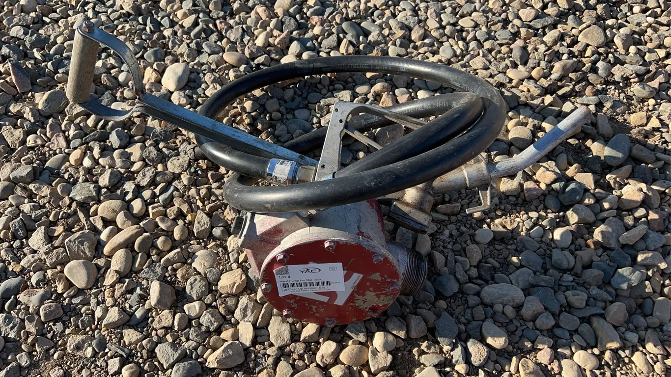 Hand Pump For Slip Tank