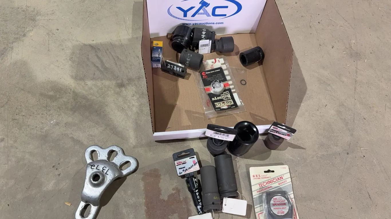 Box Of Sockets & Misc.