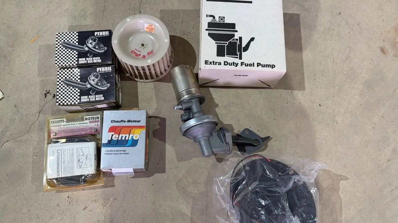 Box Of Block Heatters/Fuel Pumps
