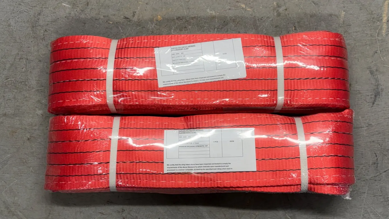 (2) Unused Polyester Slings