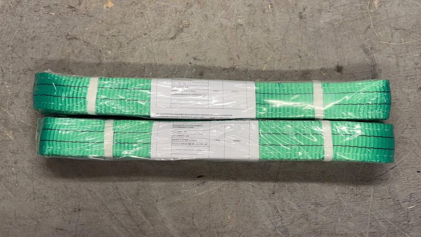 (2) Unused 200KG Polyester Slings