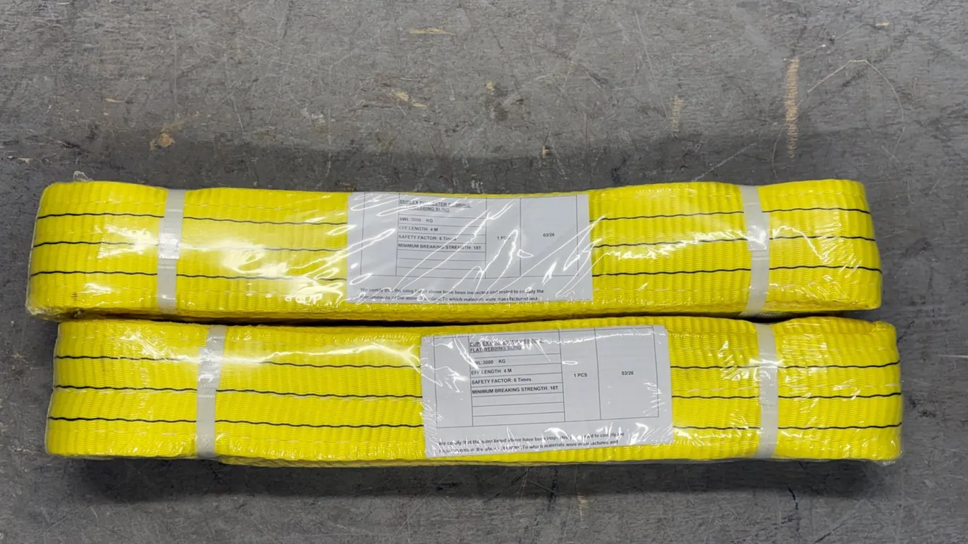(2) Unused Polyester Slings