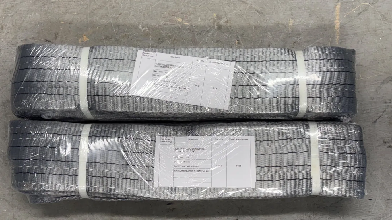 (2) Unused Polyester Slings