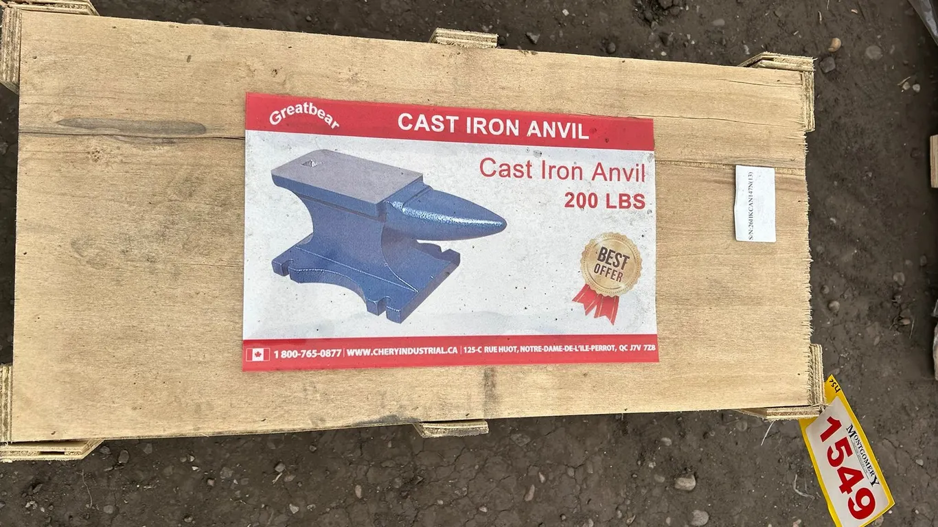 GREATBEAR SINGLE-HORN IRON ANVIL - 400 LBS ET-IA-400
