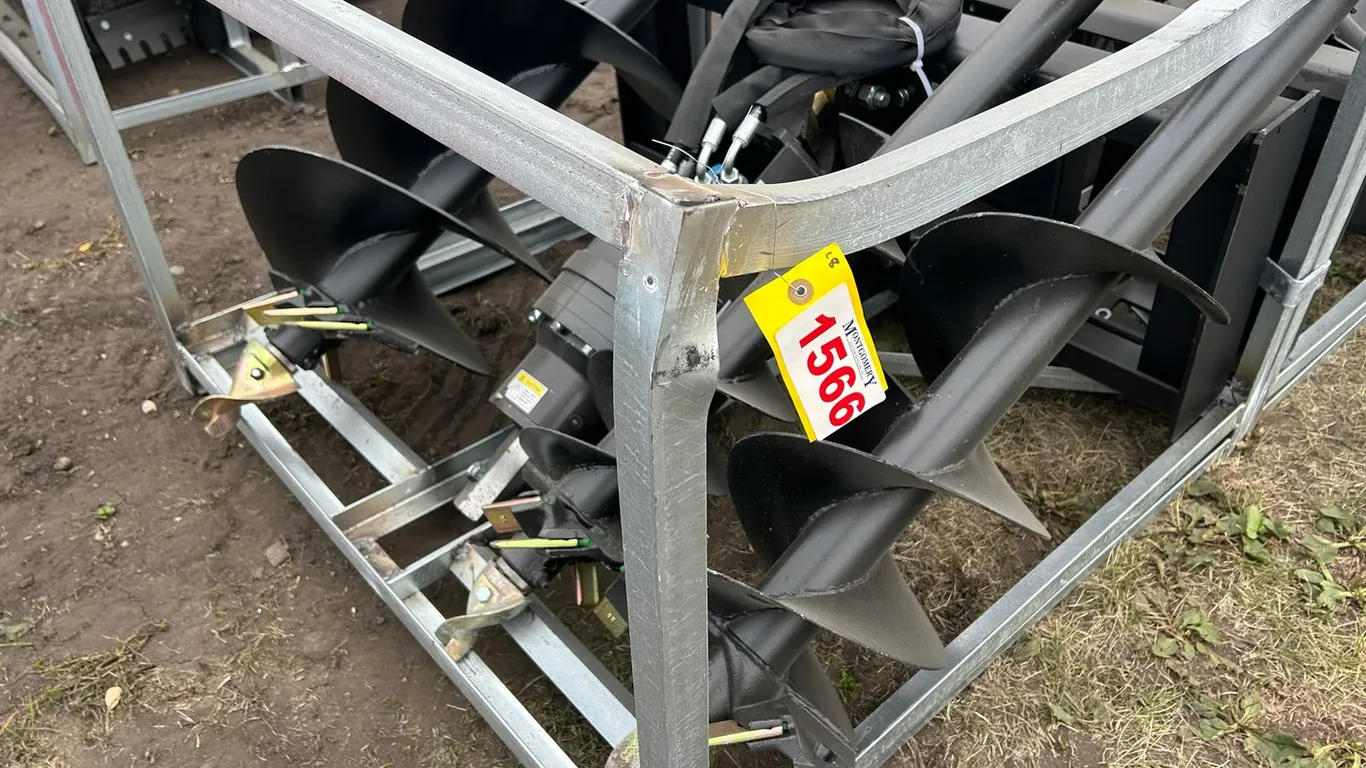GREATBEAR SKID STEER AUGER WITH 3 BITS IN 9'', 12'', 18'' AT-AUG-3B