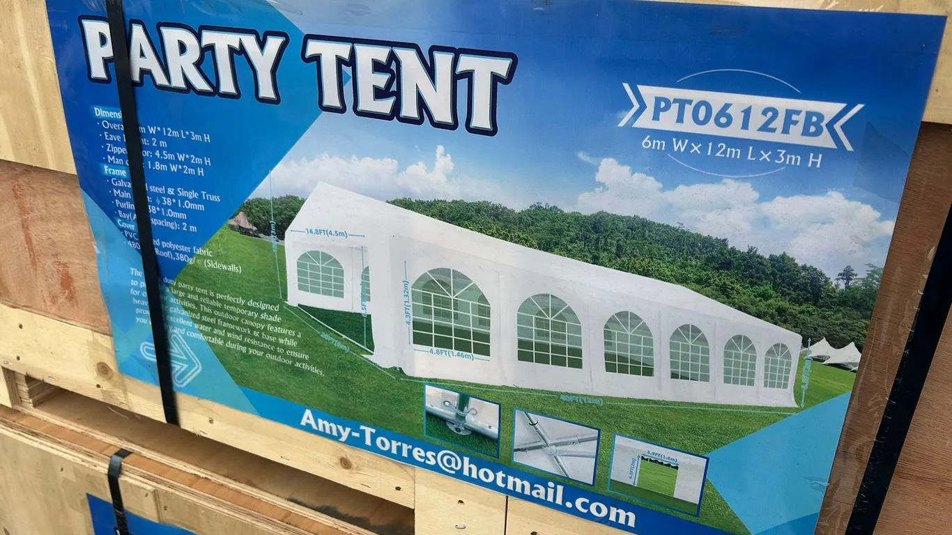 GOLDEN MOUNT PARTY TENT 20'X40' PT-2040