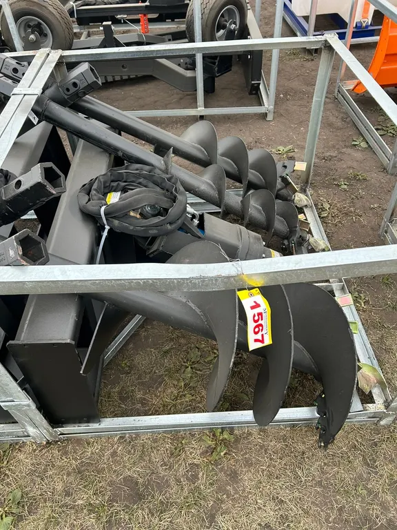 GREATBEAR SKID STEER AUGER WITH 3 BITS IN 9'', 12'', 18'' AT-AUG-3B