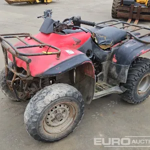 Honda 2WD Petrol Quad Bike (Selling in Salvage, Fuel Issues) 