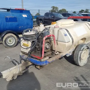 Single Axle Plastic Water Bowser, Yanmar Pressure Washer 