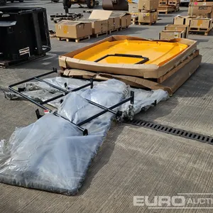 Unused JCB Roof Panel to suit Fastrac (2 of), Handrail to suit Excavator (4 of) 
