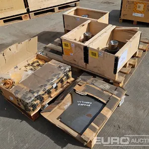 Unused JCB Axle Flange to suit Roller (3 of), Cover (2 of) 