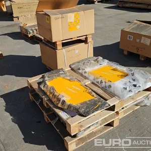 Unused JCB Side Bracket to suit VMT260 Roller (2 of), Belly Guard to suit 335 HST Compact Tractor, DPD Mounting Bracket (2 of) 
