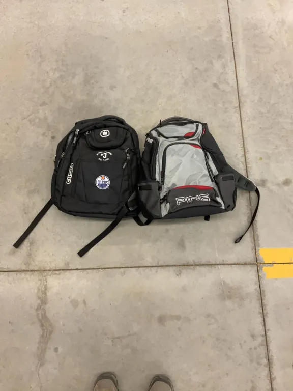 OGIO Backpack Edmonton Oilers Theme, PING Black and Grey