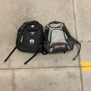 OGIO and PING Backpacks Edmonton Oilers Theme, Black and Grey, Excellent Condition, Pair