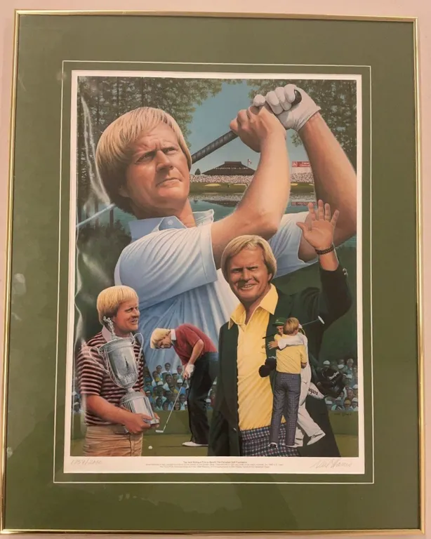 The Jack Nicklaus Print - 1 Limited Edition Golden Bear Career Tribute 1759/2000