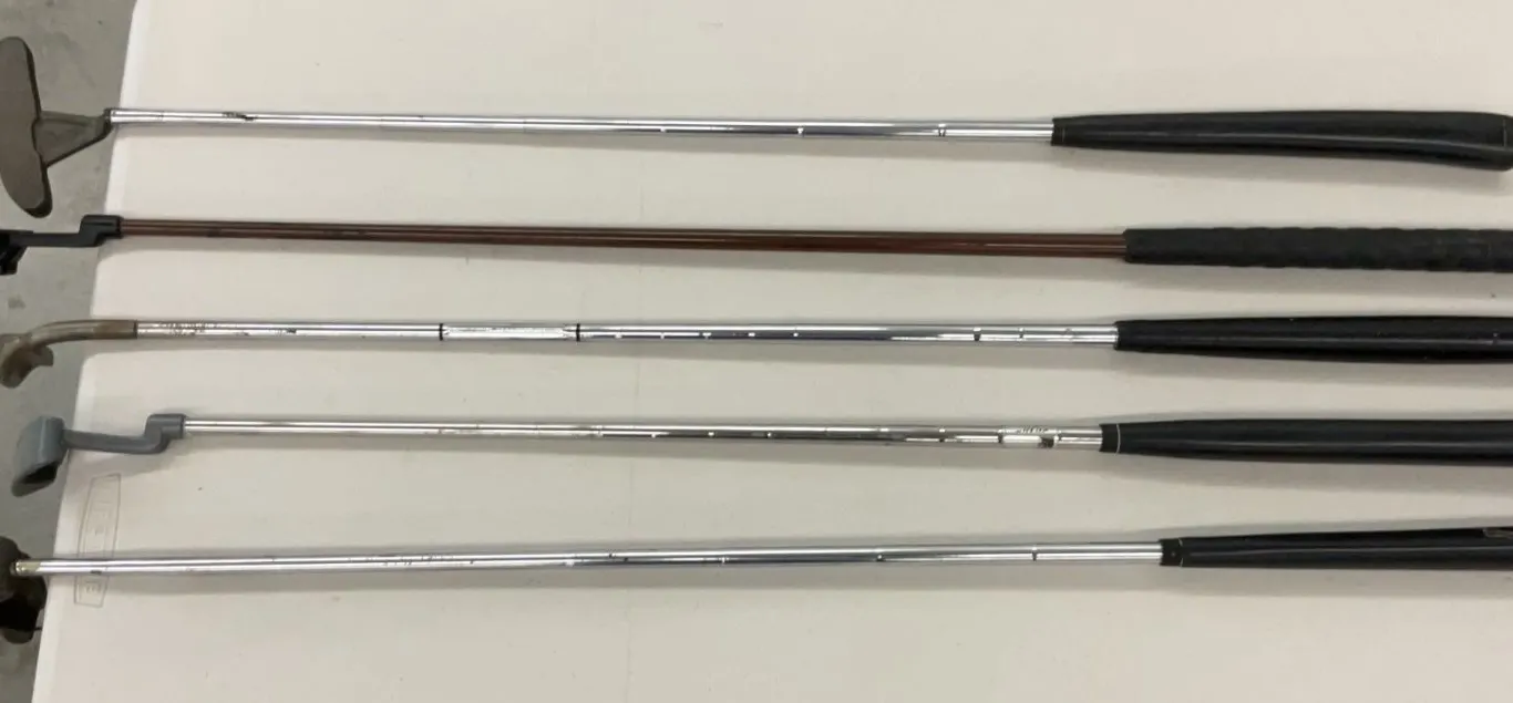 Assortment of (5) Golf Putters with Steel and Composite Shafts