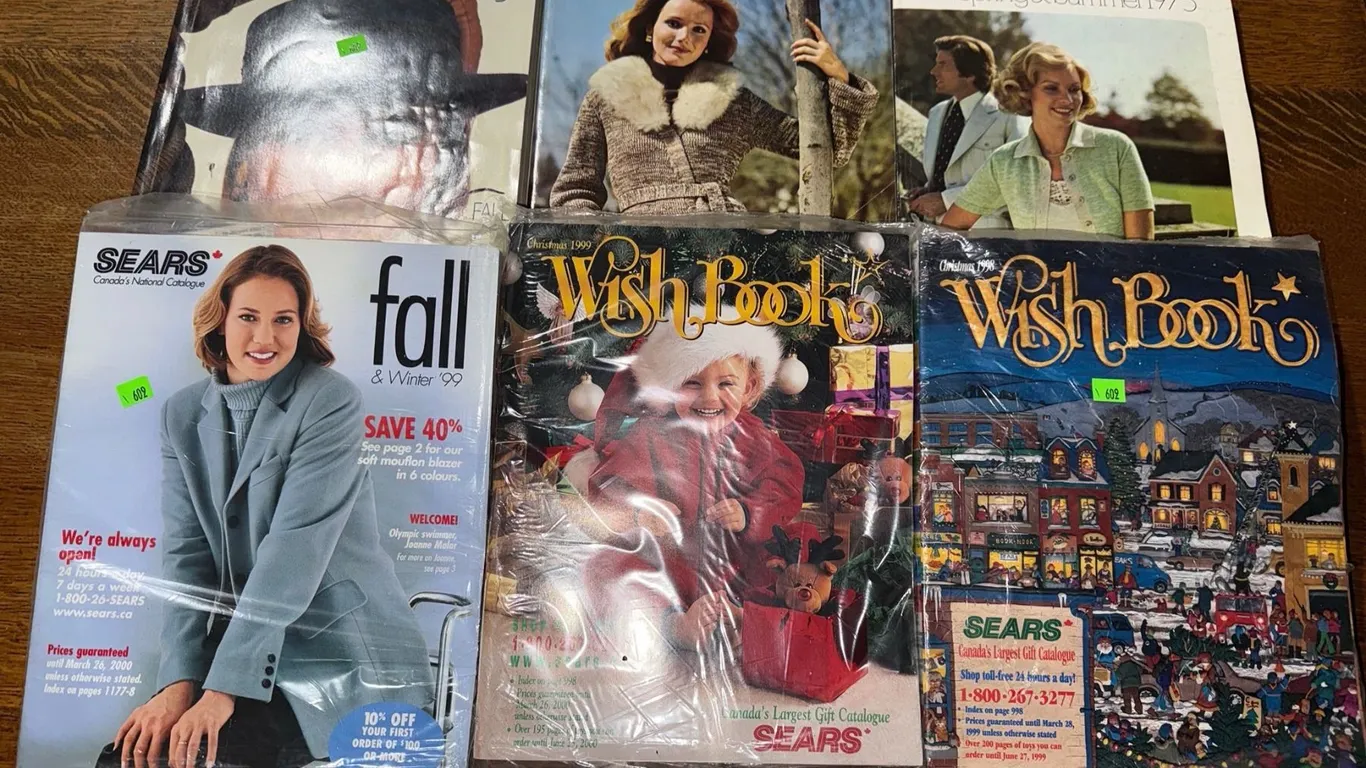 Sears, Eatons, and JCPenney Catalogues 1975-1988 Including Wish Books