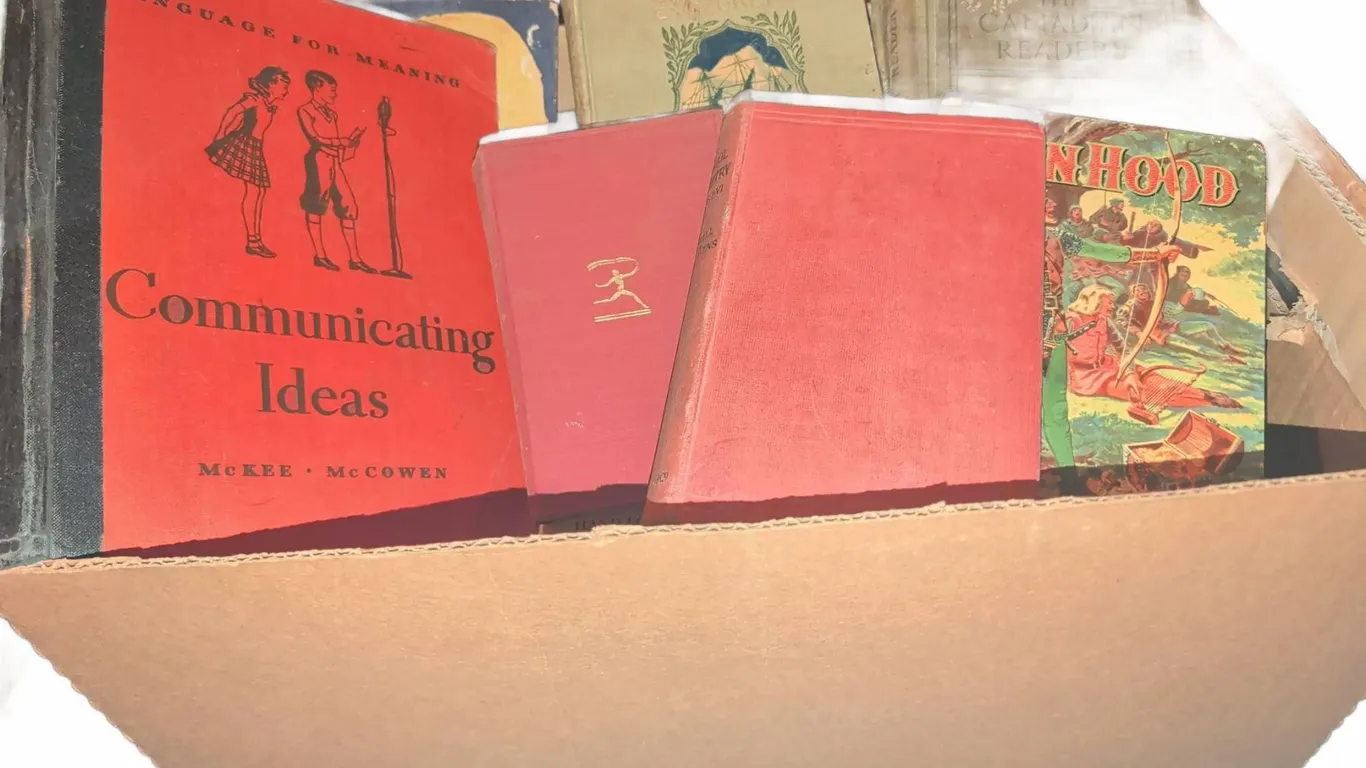 Hardcover Books Including Robin Hood and Jungle Tales of Tarzan