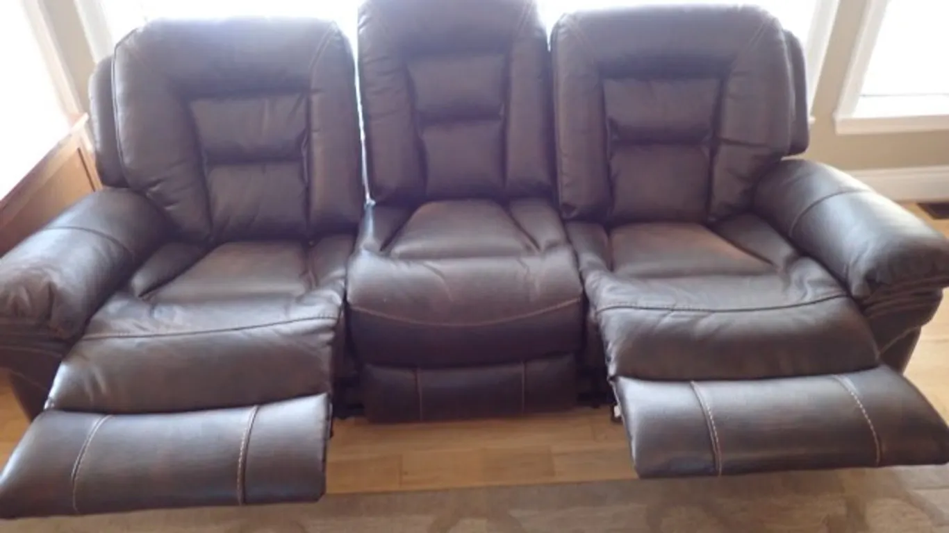 Double Recliner Couch