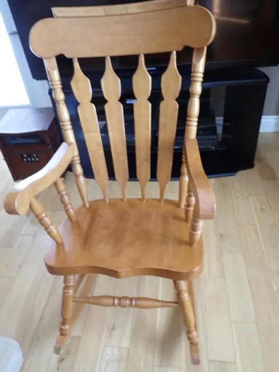 Heavy Wooden Rocker