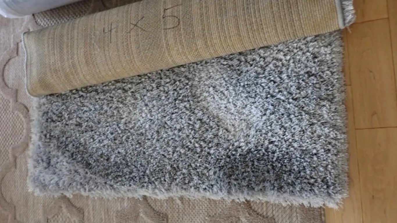 Grey Shag Rug