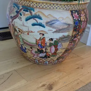 Satsuma Fish Bowl Planter