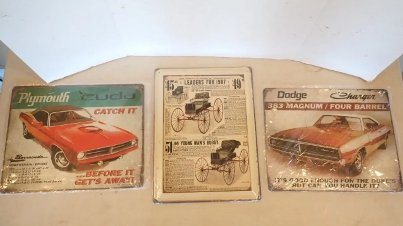 Vintage Metal Signs