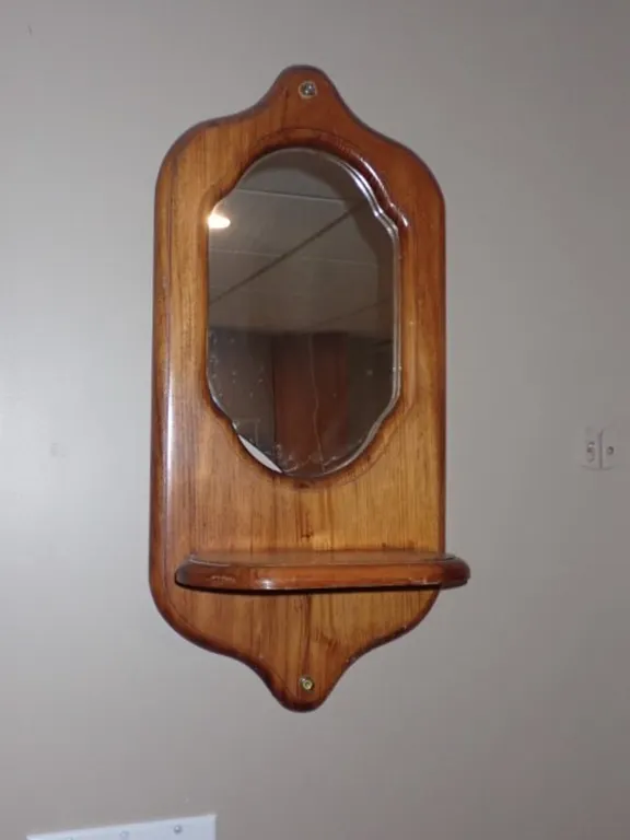 Wall Mirror with Shelf