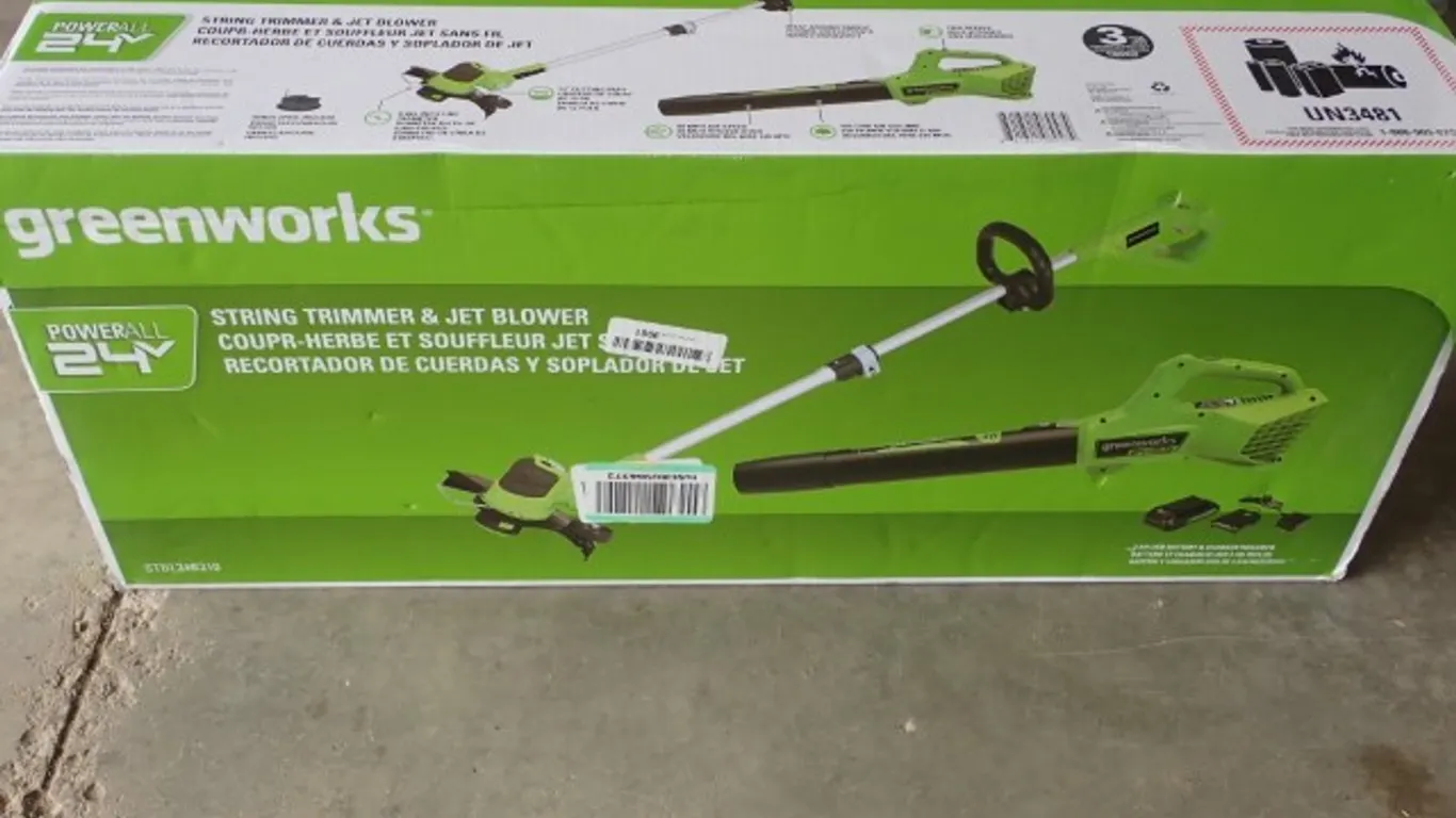 Greenworks String Trimmer and Jet Blower