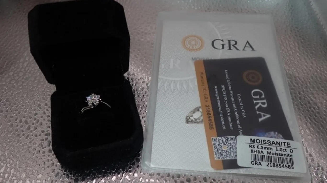 Lab Diamond Snowflake Ring