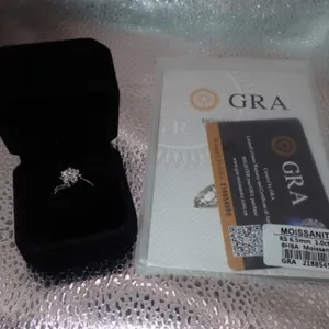Lab Diamond Snowflake Ring