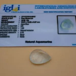 Pear Shaped Aquamarine