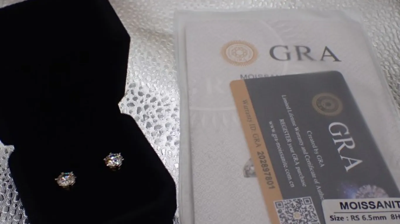Moissanite Diamond Studs