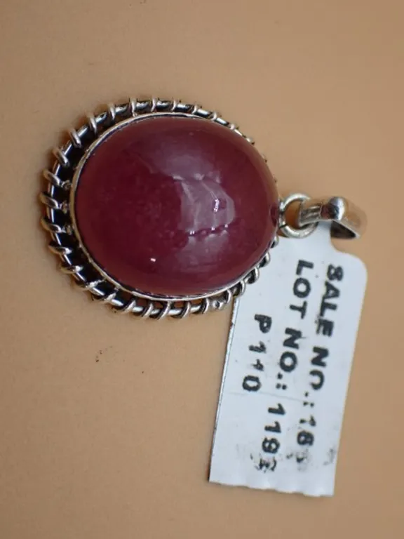 Gemstone Pendant in Silver