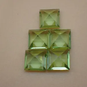 Five Natural Green Peridot
