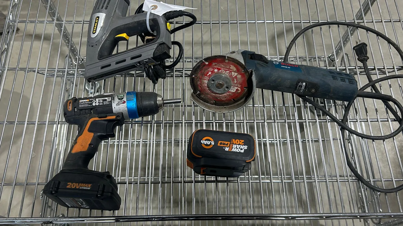 Box Work Drill, Grinder, Stapiler
