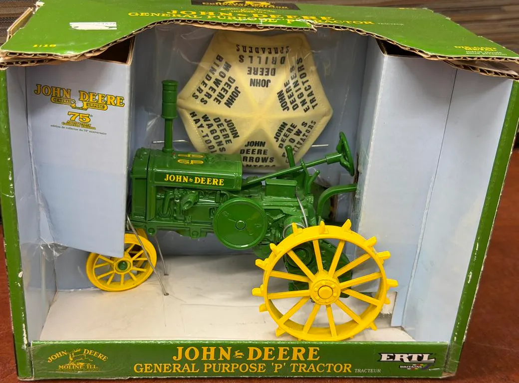 John Deere GP P Tractor on Steel Wheels - 1/16