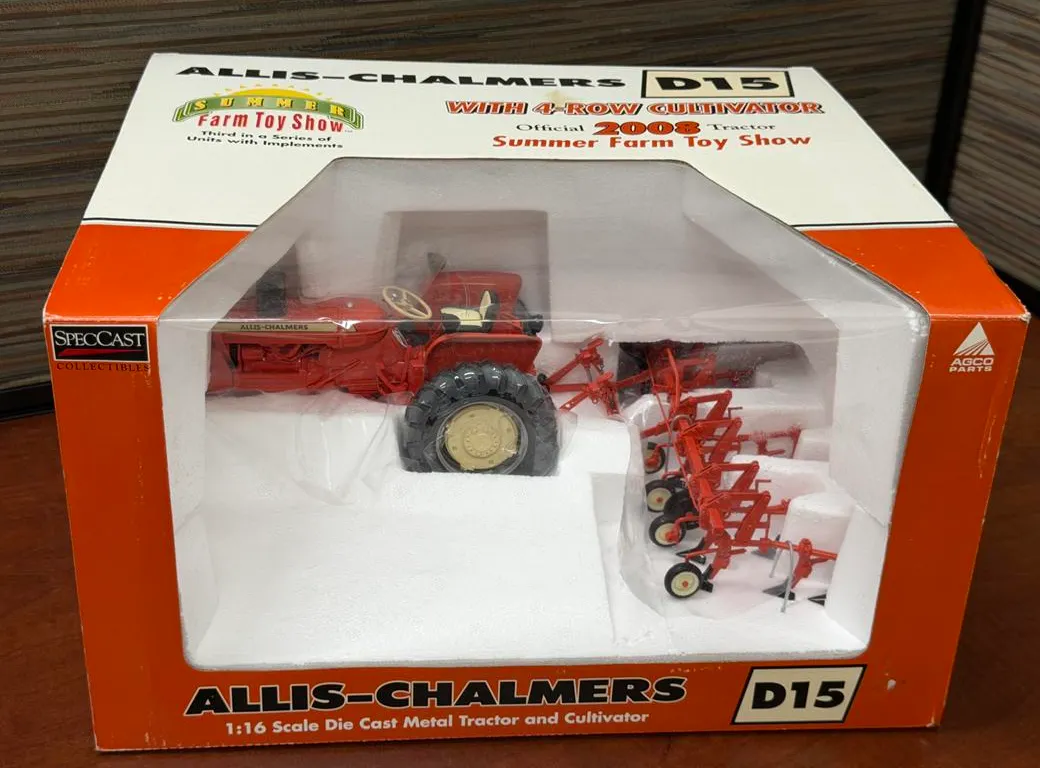 Allis-Chalmers D15 Tractor & Cultivator - 2008 Show - 1/16