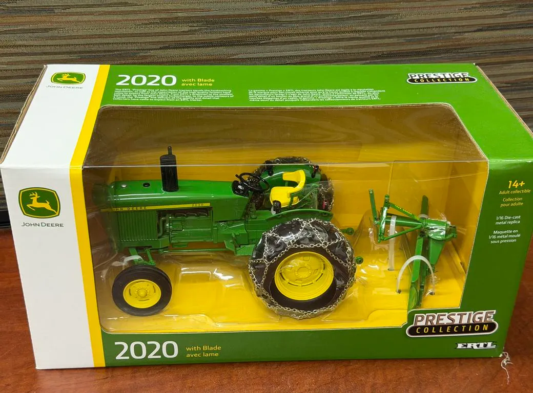 John Deere 2020 Tractor with 80 Blade - 1/16