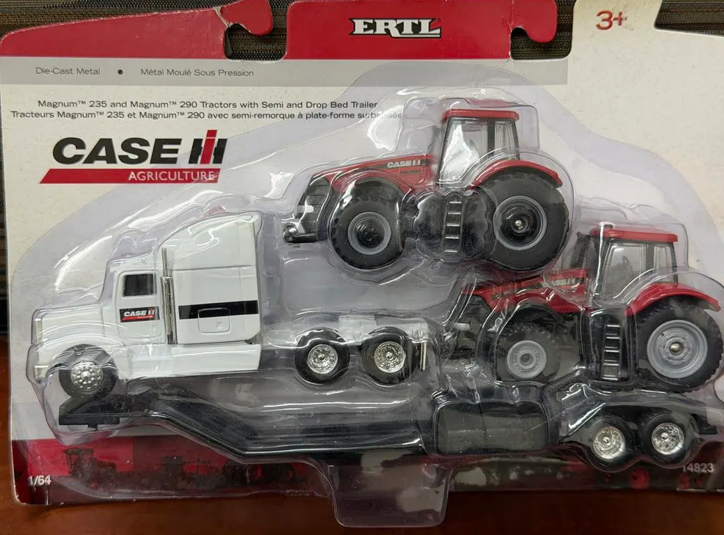 Case IH Drop Trailer/Truck & Mag 235, 290 Tractors - 1/64