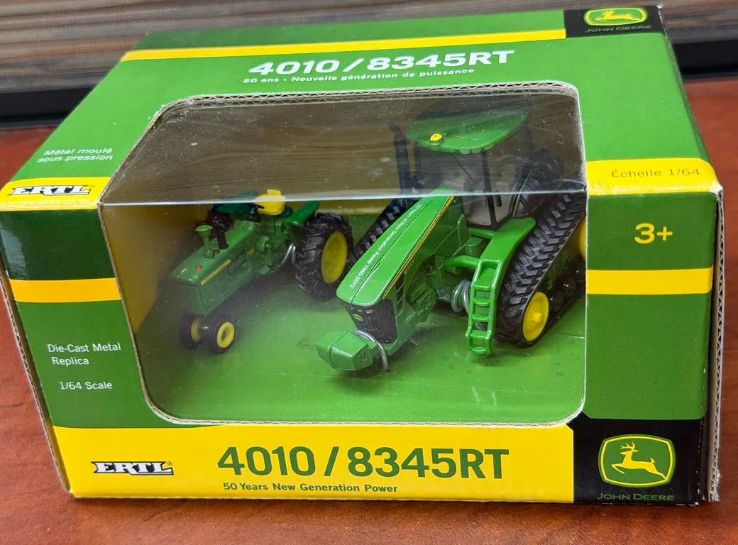 (2) John Deere 4010/8345RT Tractors - 1/64