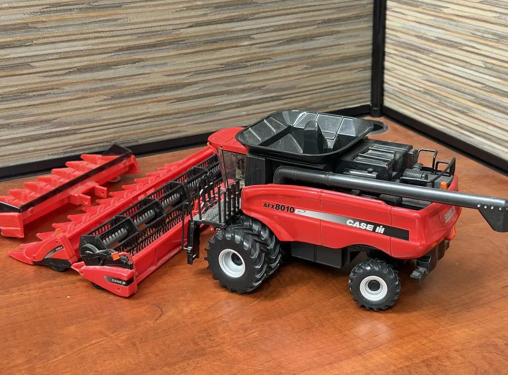 Case IH AFX 8010 Combine with 3 Headers - 1/32