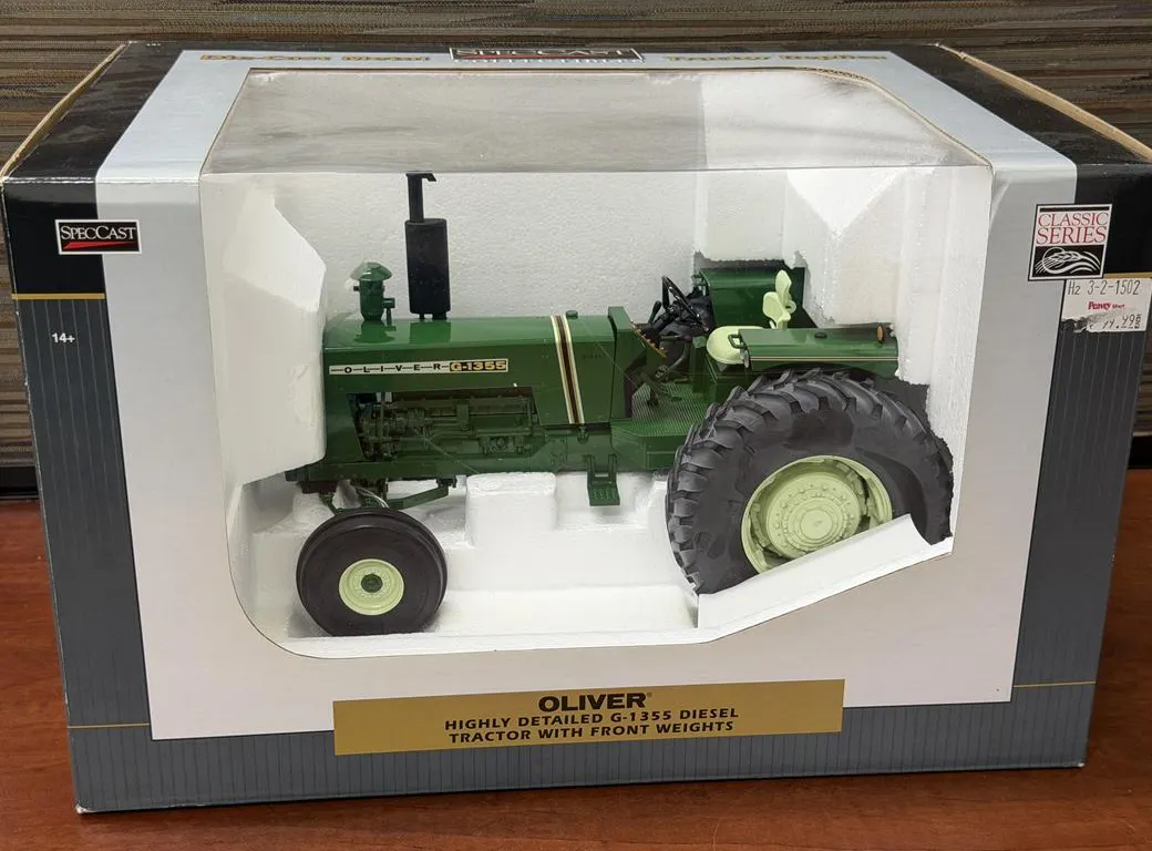Oliver G1355 Diesel Tractor - 1/16