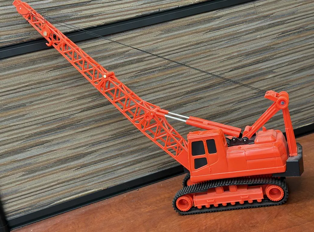 Orange Crane Industrial Crawler (Plastic)
