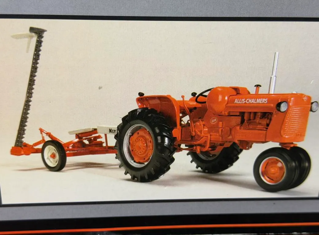 Allis-Chalmers D-14 LP Gas Tractor & NI 254 Mower - 1/16