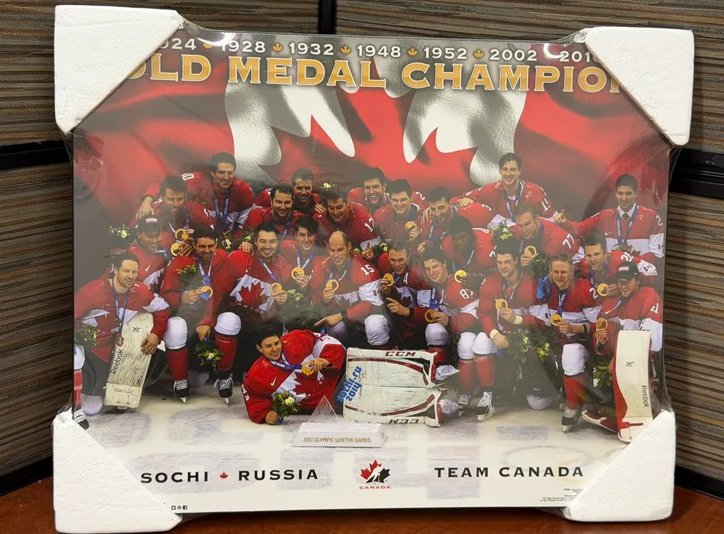 2014 Team Canada Gold Medal Champion Picture