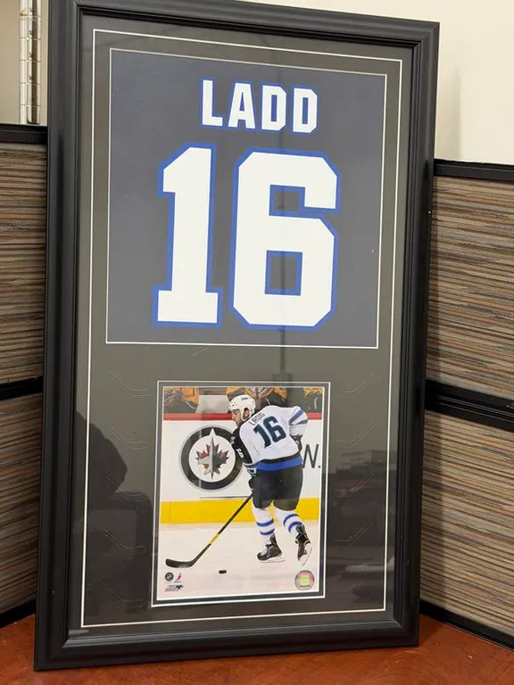 Ladd #16 Winnipeg Jets Framed Picture