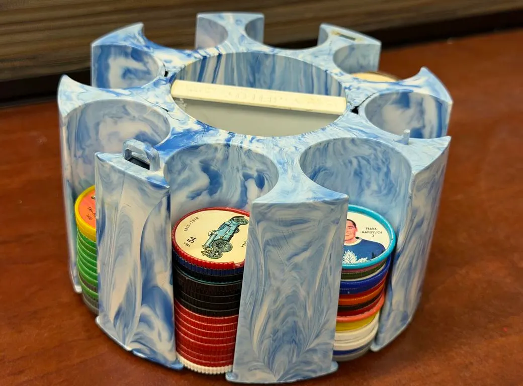 Jello Collectors Discs and Rotating Holder